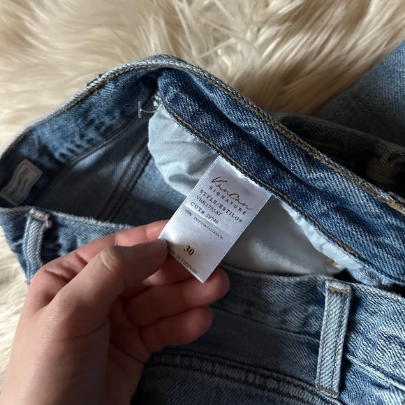 KANCAN High Waisted Straight Ripped Distressed Jeans - Picture 5 of 6